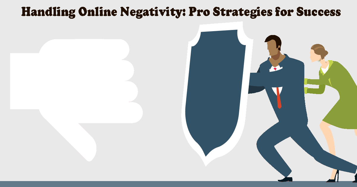 How do you navigate the challenge of handling negative posts & comments effectively?